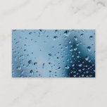 Business, 3.5" x 2.0" 100 pack blue water droplets business card