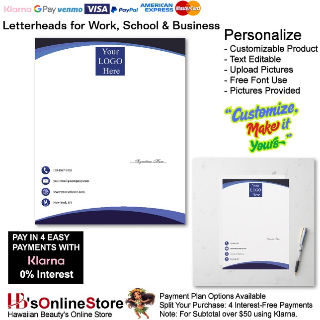 Business 3 Shaded Blue Logo Company Name Signature Letterhead (Business 3 Shaded Blue Logo Company Name Signature Letterhead.)