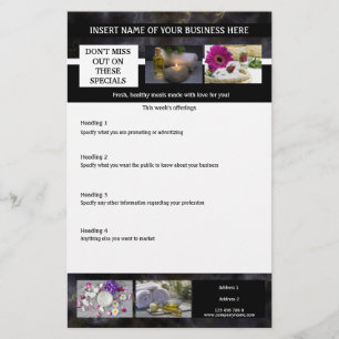 Business 6 photo services brochure pamphlet flyer