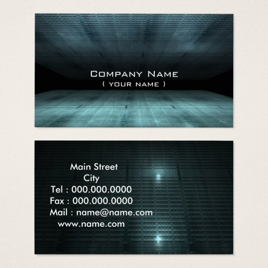 business abstract city business card