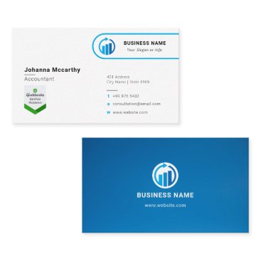 Business Accountant Logo | Minimalist Modern Busin Business Card Business Accountant Logo | Minimalist Modern Busin Business Card
