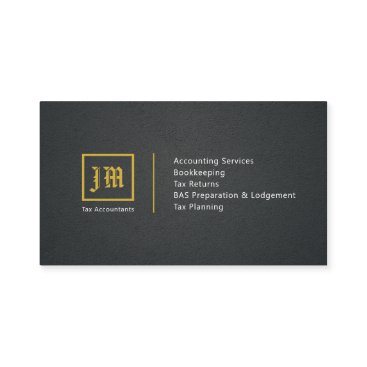 Business Accountant Logo | Minimalist Modern Busin Business Card Business Accountant Logo | Minimalist Modern Busin Business Card
