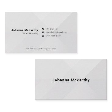 Business Accountant Logo | Minimalist Modern Busin Business Card Business Accountant Logo | Minimalist Modern Busin Business Card