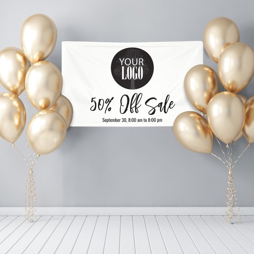 Business Add Your Logo Simple Sale Banner