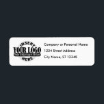 Business Address Labels<br><div class="desc">Upload your logo and add your company information</div>