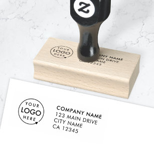 Type Stamp Custom Logo Stamp, Business