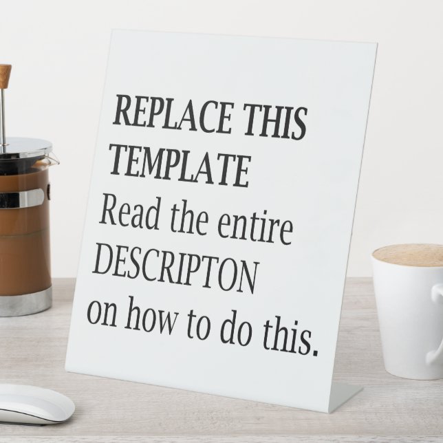 Business Advertising Event Modern Pedestal Sign (In SItu)