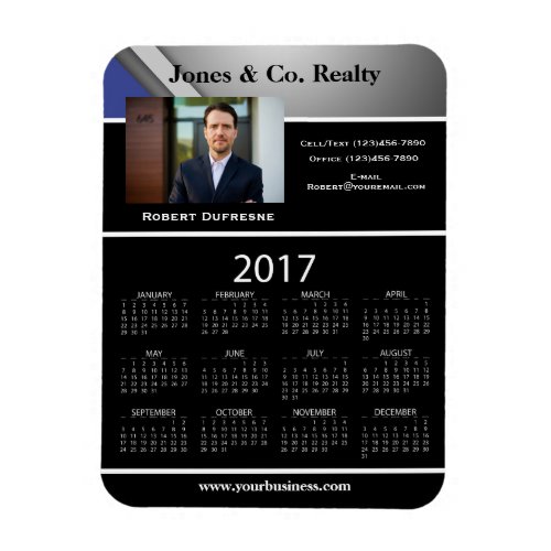 Business AdvertisingPromotional 2017 Calendar Magnet