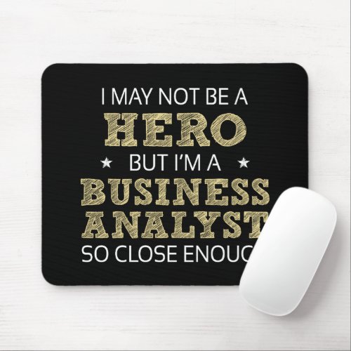 Business Analyst Novelty Mouse Pad