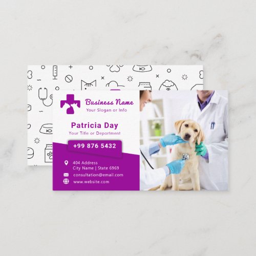 Business Animal pet  Simple  Business Card