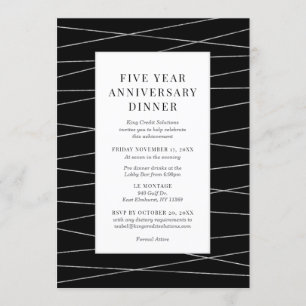 Business Anniversary Invitation