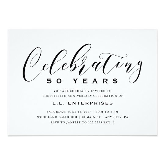 Business Anniversary Invitation Cards 2