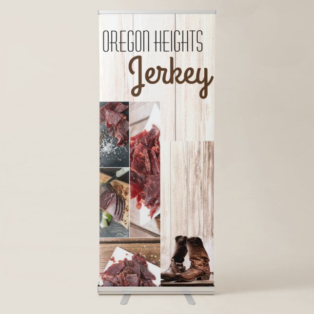 Business Announcement Banner Boots Country Rustic (Front)