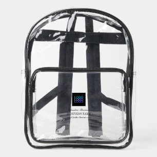 Business Artist Clear Backpack Crossbody Tote Bag