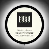 Business Artist Crafter Upload Logo LED Sign (Front)