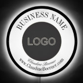 Business Artist Crafter Upload Logo LED Sign (Front)