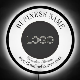 Business Artist Crafter Upload Logo LED Sign