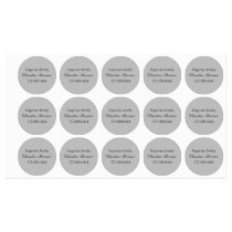 Business Artist Crafter Waterproof Circle Label Business Artist Crafter Waterproof Circle Label