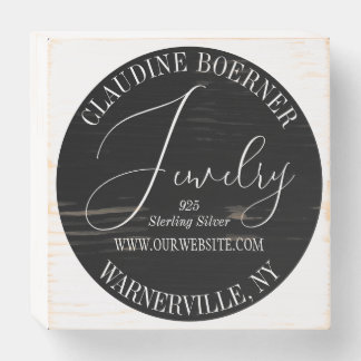 Business Artist Crafter Wood Box Sign