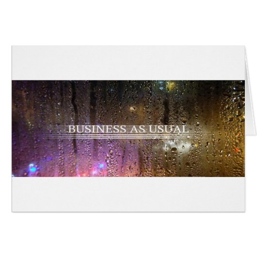 business as usual cards (Front Horizontal)
