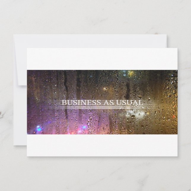 business as usual invitation (Front)