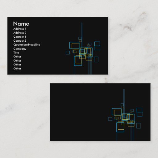 Customizable business business card