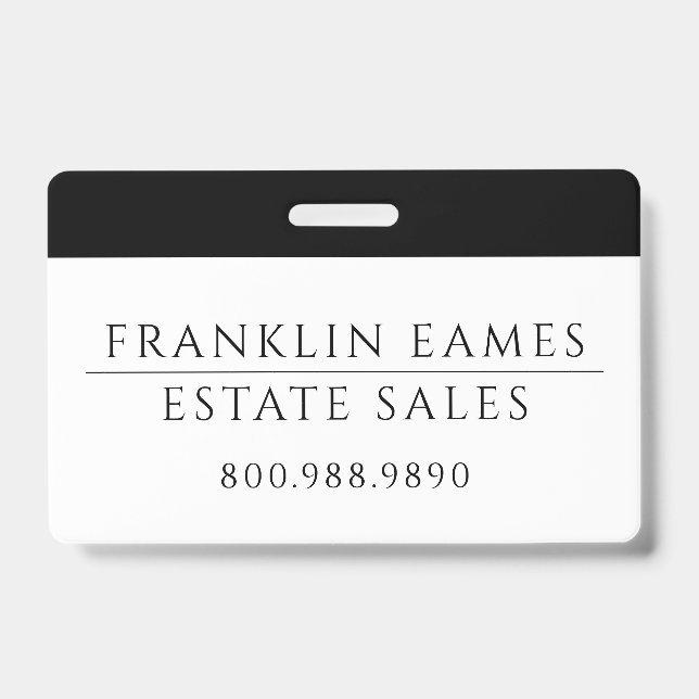 Business Badge (Front)