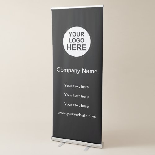 Business Banner Logo Design Retractable Banner