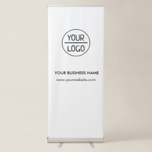 Business Banner Logo Design Retractable Banner