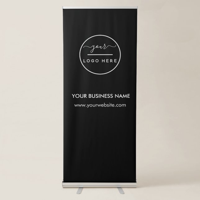 Business Banner Logo Design Retractable Banner (Front)