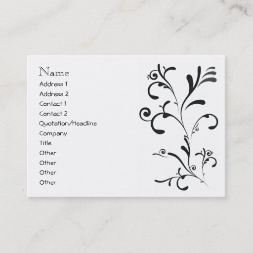 Customizable business & beauty business card template