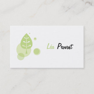 Business because - Calling card Landscape