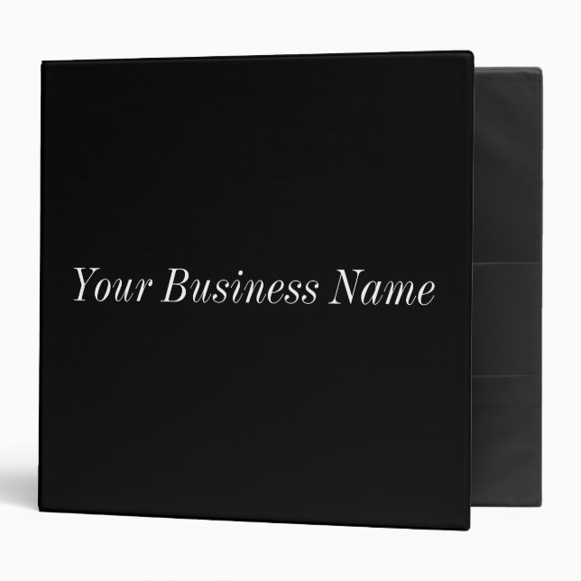 Business Binder (Front/Inside)