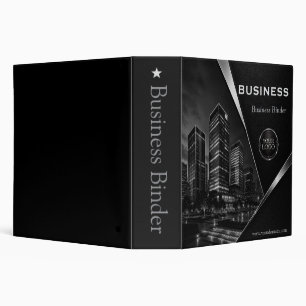 Business Binder Building Design Customizable Prof