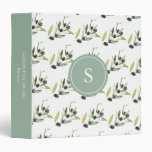 Business Binder Watercolor Olive Branch
