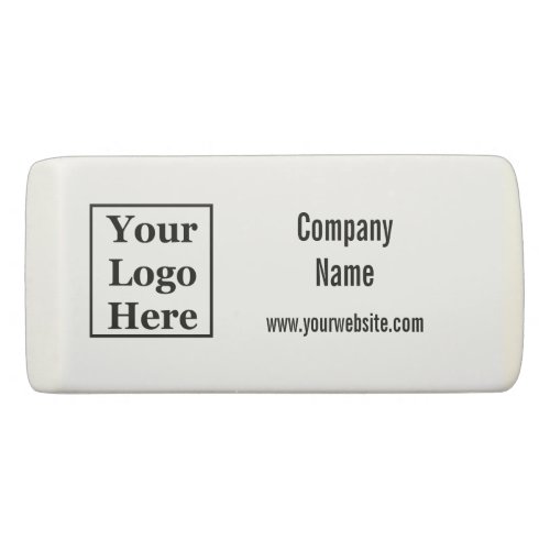 Business Black and White Company Name Website Logo Eraser