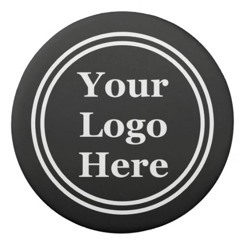 Business Black and White Your Logo Here Template Eraser