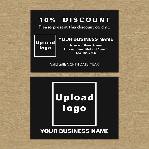 Business Black Discount Card