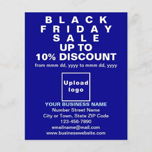 Business Black Friday Sale on Blue Flyer