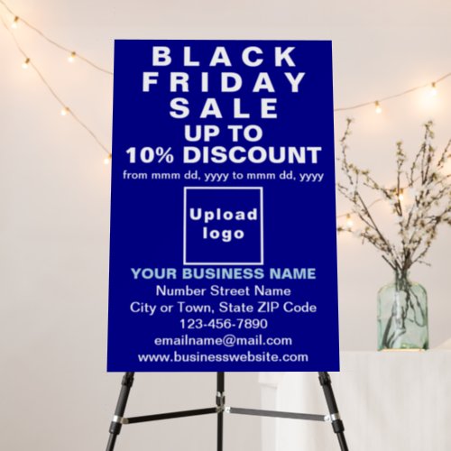 Business Black Friday Sale on Blue Foam Board