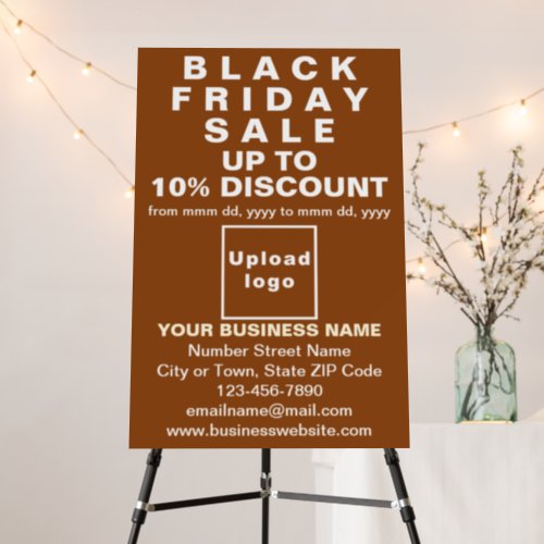Business Black Friday Sale on Brown Foam Board