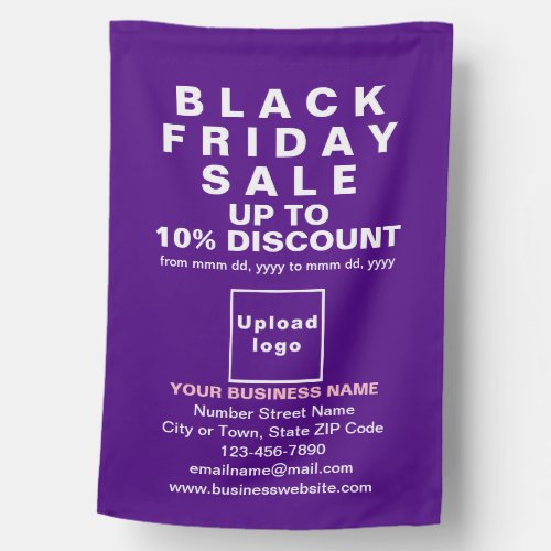 Business Black Friday Sale on Purple Flag