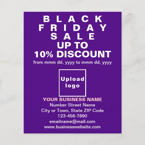 Business Black Friday Sale on Purple Flyer