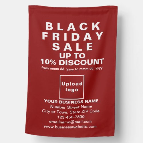 Business Black Friday Sale on Red Flag