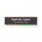 Business Black Name Plate Office Door Changeable