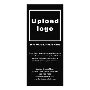 Business Black Rack Card