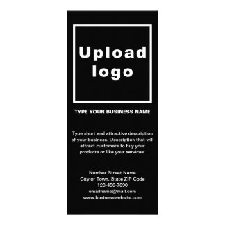 Business Black Rack Card