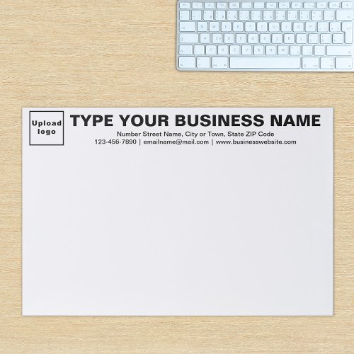 Business Black Texts Heading Large Tearaway Paper Pad