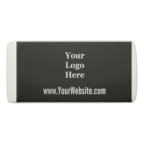 Business Black White Website Text and Your Logo Eraser
