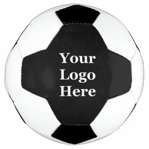 Business Black Your Logo Her Template Soccer Ball